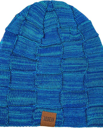 REDESS Beanie Hat for Men and Women Winter Warm Hats Knit Slouchy Thick Skull Cap