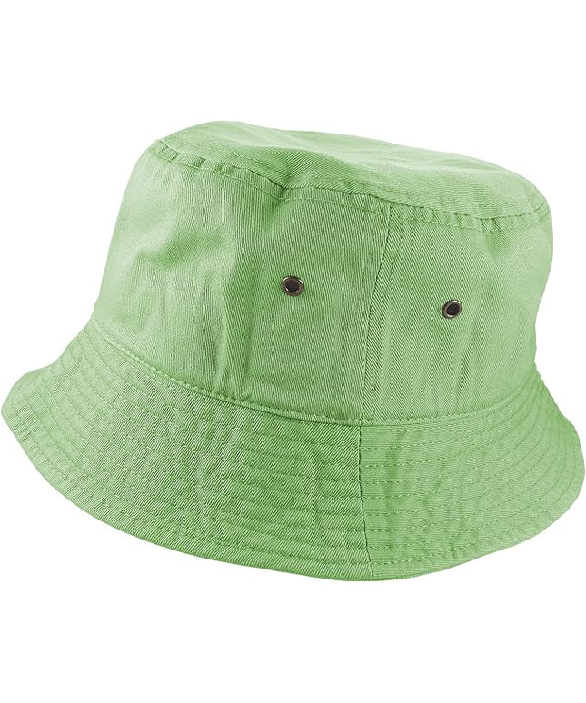 Gelante Solid Color 100% Cotton Bucket Hat for Women and Men Packable Travel Summer Beach Hat