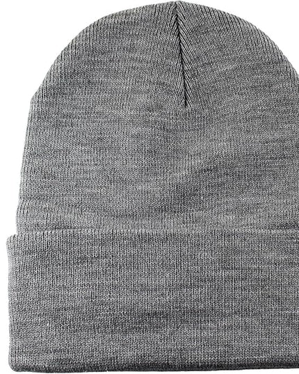 Gelante Unisex Beanie Cap Knitted Warm Solid Color and Multi-Color Multi-Packs