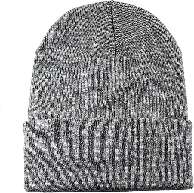 Gelante Unisex Beanie Cap Knitted Warm Solid Color and Multi-Color Multi-Packs