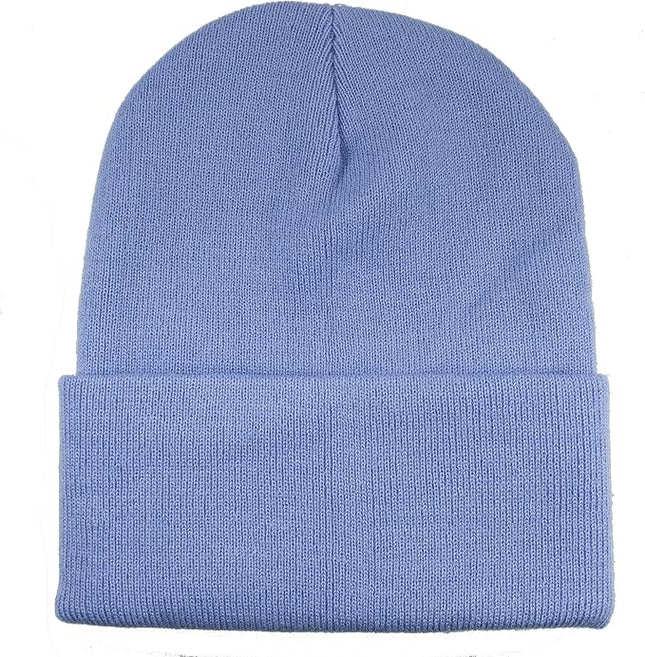 Gelante Unisex Beanie Cap Knitted Warm Solid Color and Multi-Color Multi-Packs