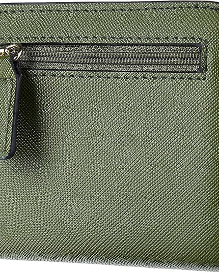 Toughergun Women’s Small Slim Leather Wallet with RFID Protection, Compact Bifold Mini Purse with Clear ID Window
