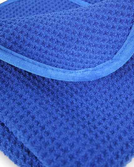 Chemical Guys MIC_708_1 Waffle Weave Towel for Home & Auto Glass, Windows, Mirrors & More, Blue (24 in. x 16 in.)