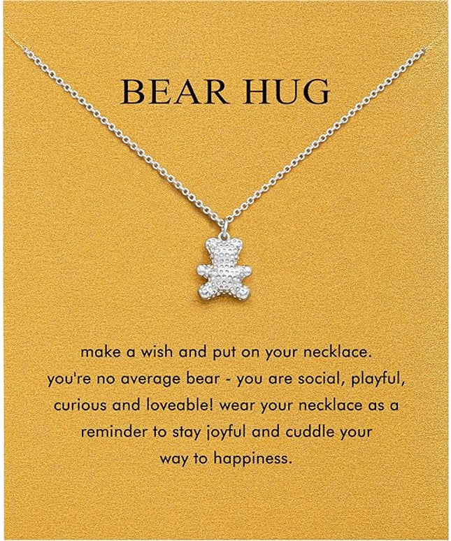 Baydurcan Pendant Necklace for Women Evil Eye Ankh Bow Necklace for Friends Sister Birthday Just Because Christmas Gifts